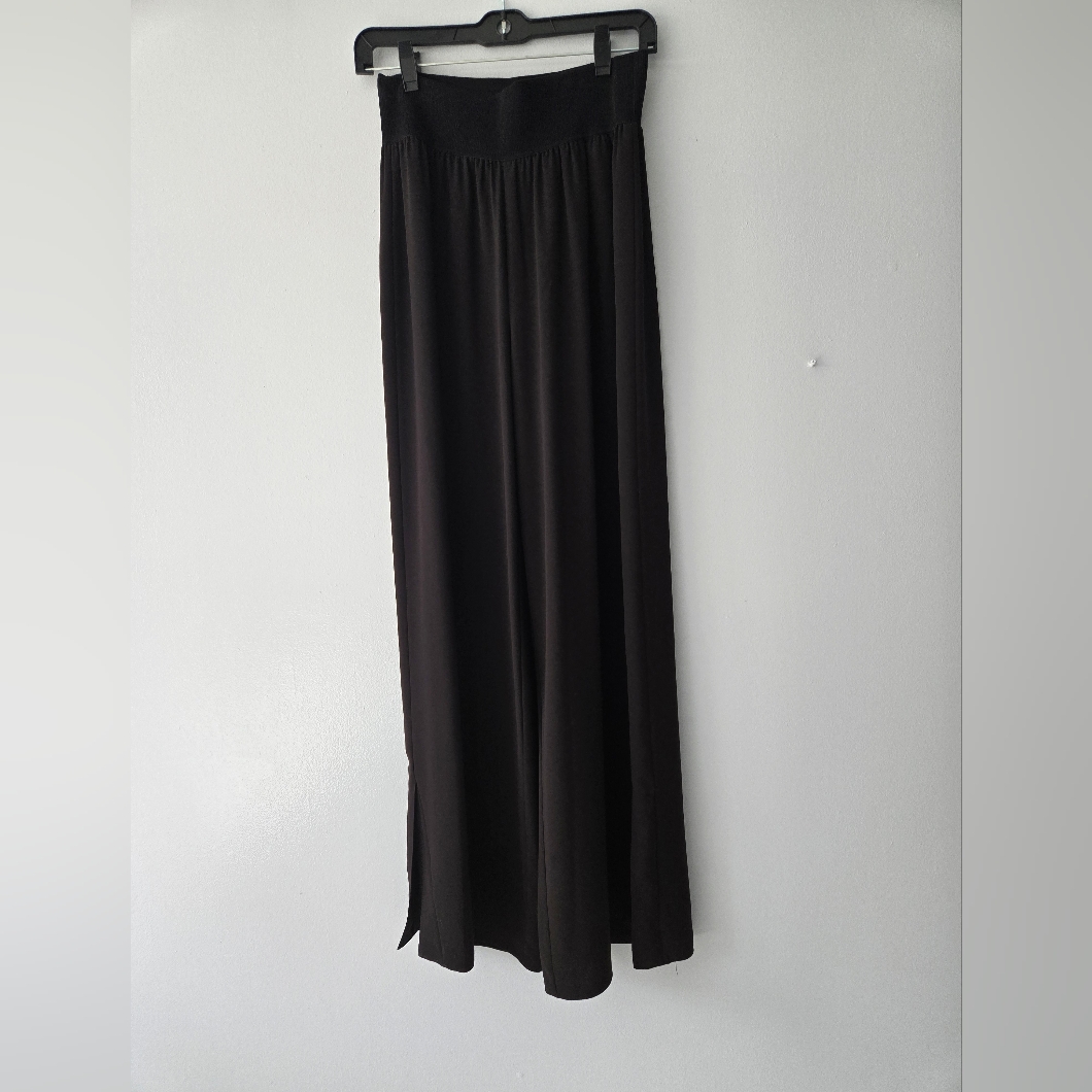 Nwt Theory Side Slit Crepe Drape Pant, Sm